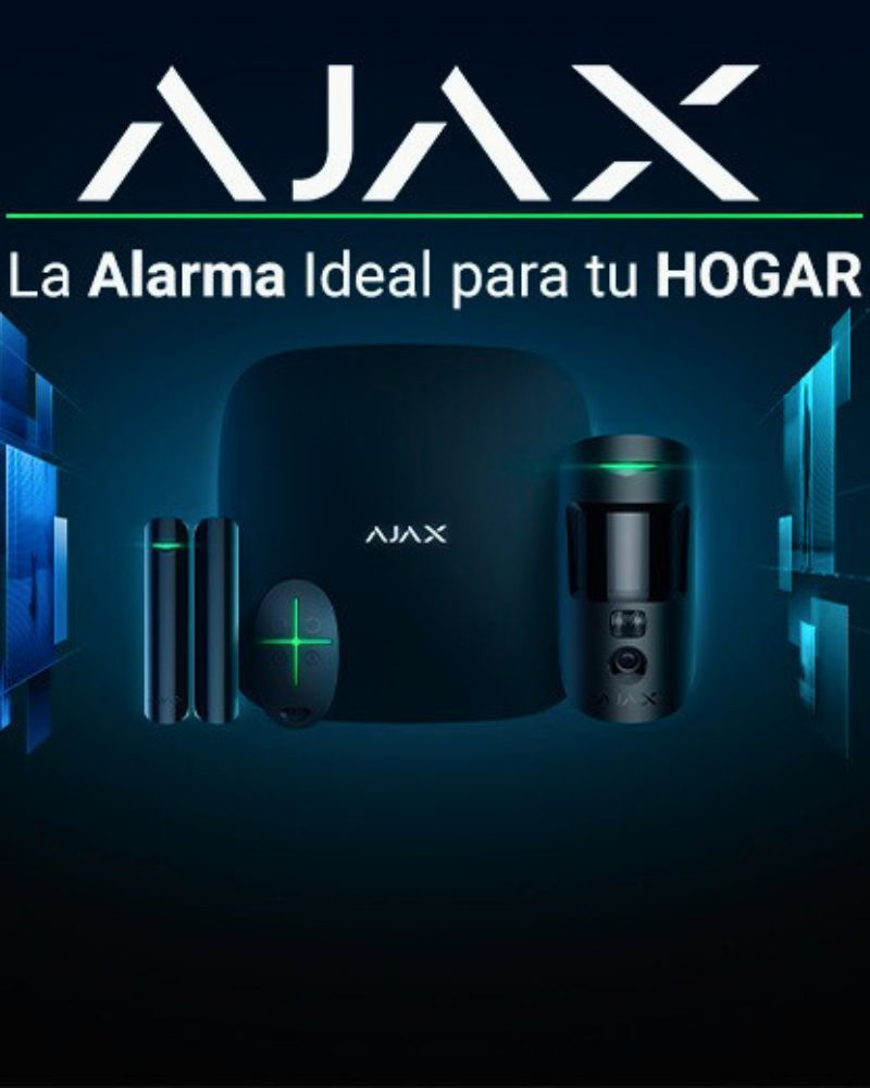 panel de alarma AJAX con sensores